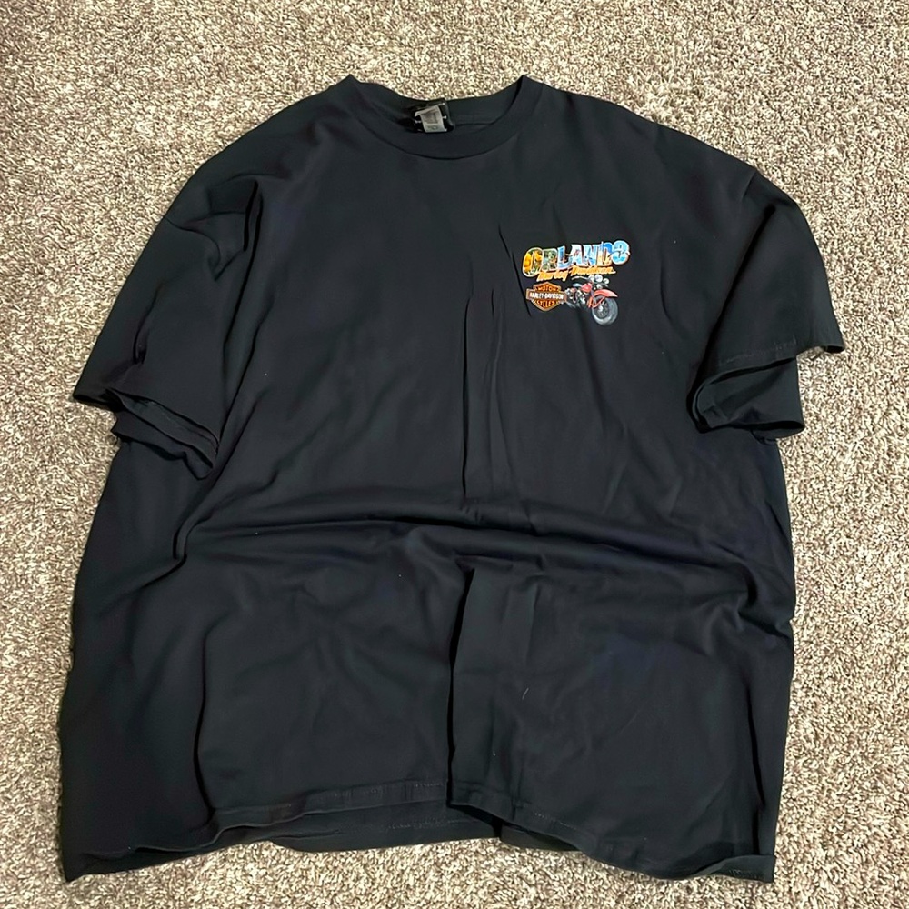 Black Harley Davidson tee